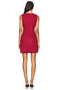 view 3 of 3 x REVOLVE Boat Neck Low Back Mini Dress in Burgundy
