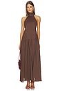 view 2 of 4 ROBE MAXI in Brown