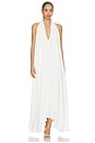 view 1 of 5 Drape Maxi Dress in White