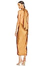 view 1 of 3 Silk Maxi Dress in Light Brown