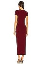 view 3 of 3 T Shirt Maxi Dress in Burgundy
