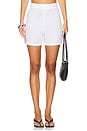 view 1 of 6 x REVOLVE Flat Front Mini Short in White