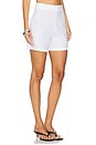 view 2 of 6 x REVOLVE Flat Front Mini Short in White
