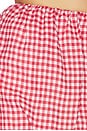 view 6 of 6 Linen Balloon Short in Gingham Red