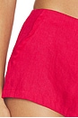 view 6 of 6 x REVOLVE Linen Flat Short in Solid Red