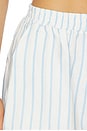 view 6 of 6 x REVOLVE Linen Waistband Short in Blue & White Stripe
