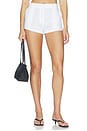 view 1 of 6 Linen Pencil Short in White