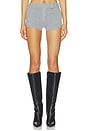 view 2 of 7 Cashmere Mini Short in Dark Grey
