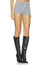 view 4 of 7 Cashmere Mini Short in Dark Grey