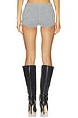 view 6 of 7 Cashmere Mini Short in Dark Grey