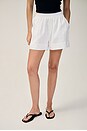 view 2 of 7 Linen Waistband Short in White