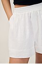 view 5 of 7 Linen Waistband Short in White