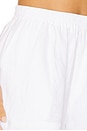 view 6 of 6 SHORT EN LIN in White