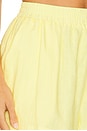 view 6 of 6 Linen Waistband Short in Yellow