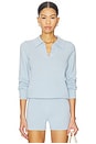 view 1 of 4 Cashmere Polo Jumper in Light Blue