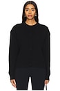 view 1 of 4 Cashmere Padded Cardigan in Black