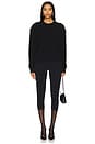 view 4 of 4 Cashmere Padded Cardigan in Black