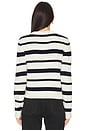 view 3 of 4 Cashmere Crew Neck Jumper in Stripe Navy