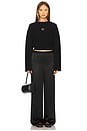 view 4 of 4 Bell Sleeve Jumper in Black