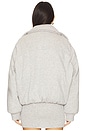 view 4 of 5 Cashmere Bomber Jacket in Grey