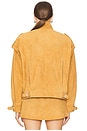 view 4 of 5 가죽 자켓 in Suede Tan