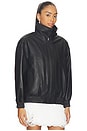 view 3 of 5 CHAQUETA CUERO in Black