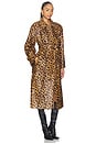 view 3 of 4 ABRIGO CUERO in Leopard