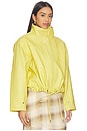 view 3 of 5 Leather Pebble Utility Jacket in Pebble Yellow