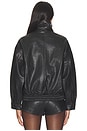view 5 of 5 Leather Distressed Moto Jacket in Distressed Brown
