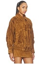 view 4 of 5 Leather Suede Rr Jacket in Caramel