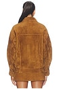 view 5 of 5 Leather Suede Rr Jacket in Caramel