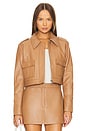view 1 of 4 Cropped Jacket in Tan