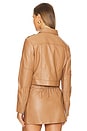 view 3 of 4 Cropped Jacket in Tan