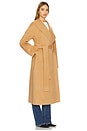 view 3 of 4 Cashmere Wrap Coat in Tan