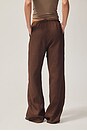 view 4 of 7 드로스트링 팬츠 in Brown