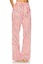 view 2 of 6 PANTALON AVEC CORDON DE SERRAGE in Stripe Red