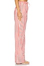 view 3 of 6 PANTALON AVEC CORDON DE SERRAGE in Stripe Red