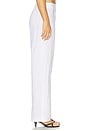 view 3 of 6 PANTALON EN LIN in White