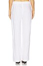 view 4 of 6 PANTALON EN LIN in White