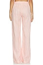 view 4 of 6 Linen Low Waist Day Pant in Soft Pink