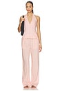 view 5 of 6 Linen Low Waist Day Pant in Soft Pink