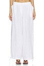 view 2 of 7 Linen Balloon Pant in White