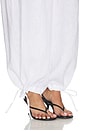 view 7 of 7 Linen Balloon Pant in White