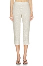 view 1 of 6 PANTALON PANT in Micro Polka Dot