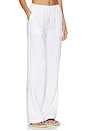 view 2 of 6 PANTALONES DE LINO in White