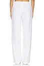 view 4 of 6 PANTALONES DE LINO in White