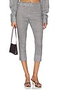 view 1 of 6 x REVOLVE Linen Capri Pant in Black & White Gingham