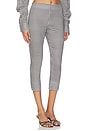 view 2 of 6 x REVOLVE Linen Capri Pant in Black & White Gingham