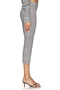 view 3 of 6 x REVOLVE Linen Capri Pant in Black & White Gingham
