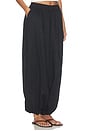 view 2 of 6 Linen Balloon Pant in Black
